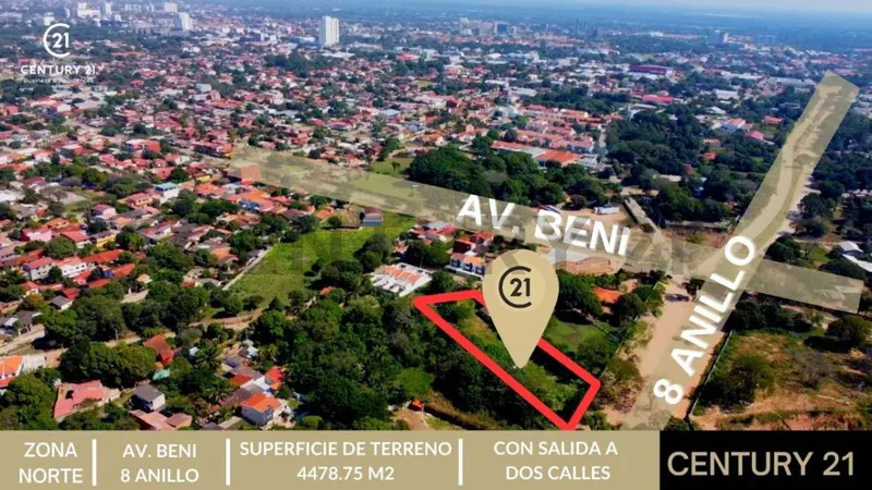 Foto 6 de Terreno en Alquiler Sobre Av Beni 8vo Anillo