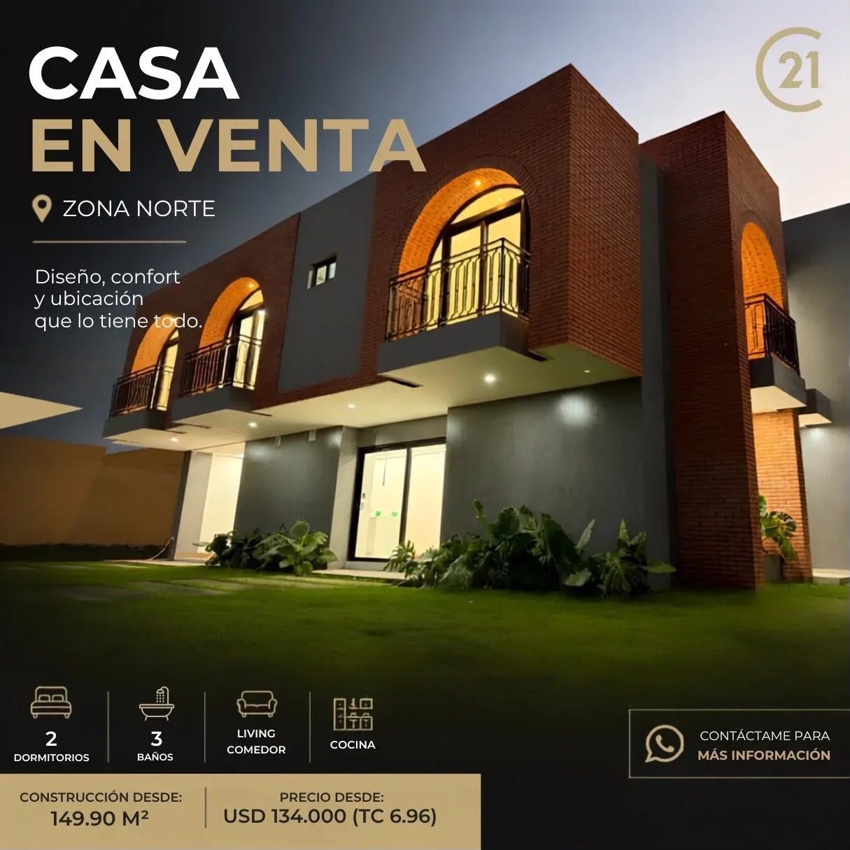 Foto 1 de Casa en Venta en Condominio Ubicado en Zona Norte