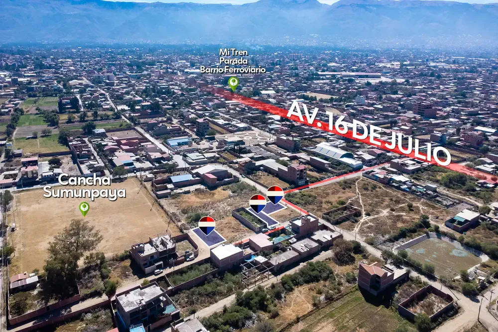 Foto 3 de Lote en Venta 338 M2 – Zona Sumumpaya Sud (Colcapirhua)