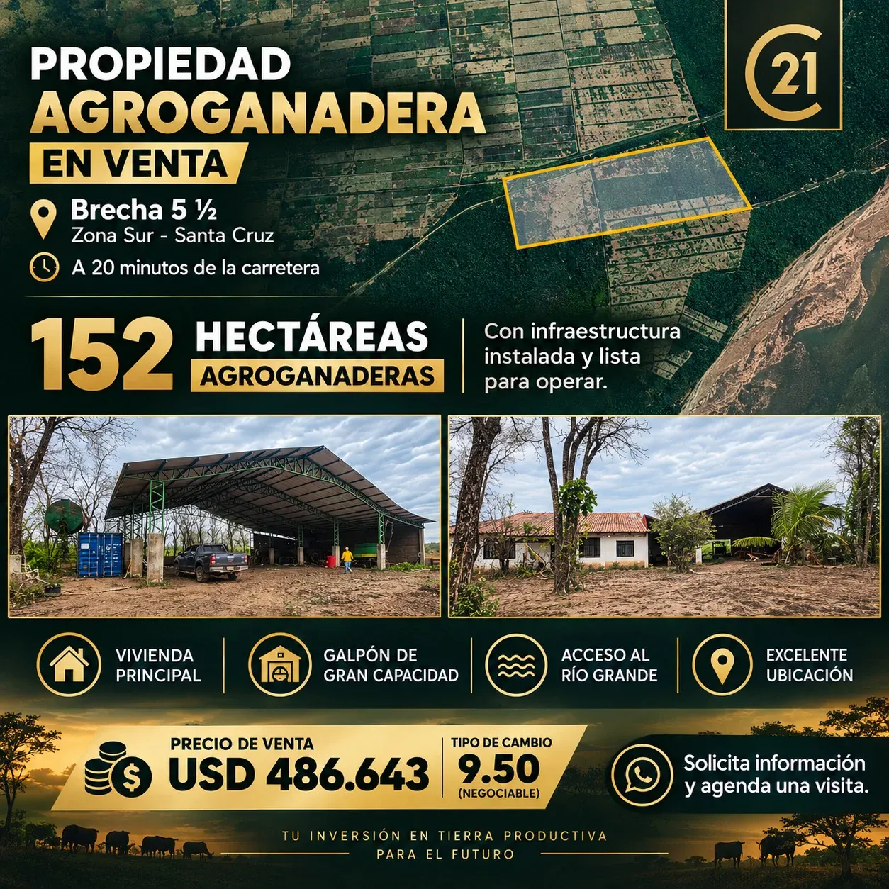 Foto 1 de En Venta | Propiedad Agroganadera En Brecha 5