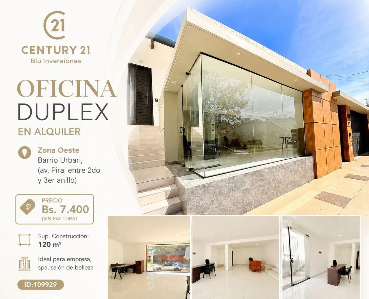 Foto 1 de Oficina duplex en alquiler - Barrio Urbari