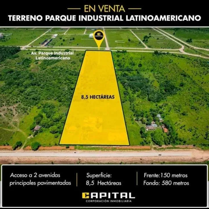Foto 1 de Terreno en venta en Parque Industrial Latinoamericano