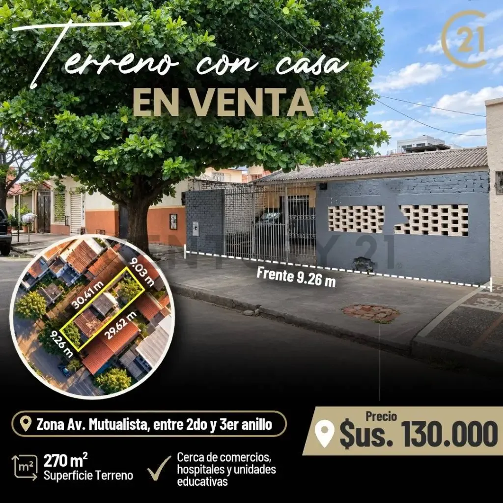 Foto 5 de Terreno con Casa en Venta