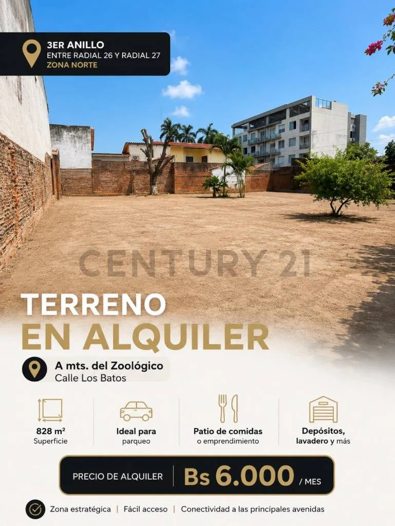 Foto 1 de Centrico Terreno en Alquiler Zona Zoologico