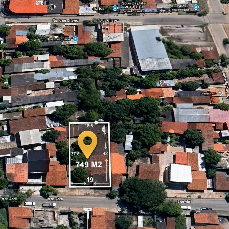Foto 13 de 749 M² en El Centro de Warnes: Terreno + Renta + Potencial