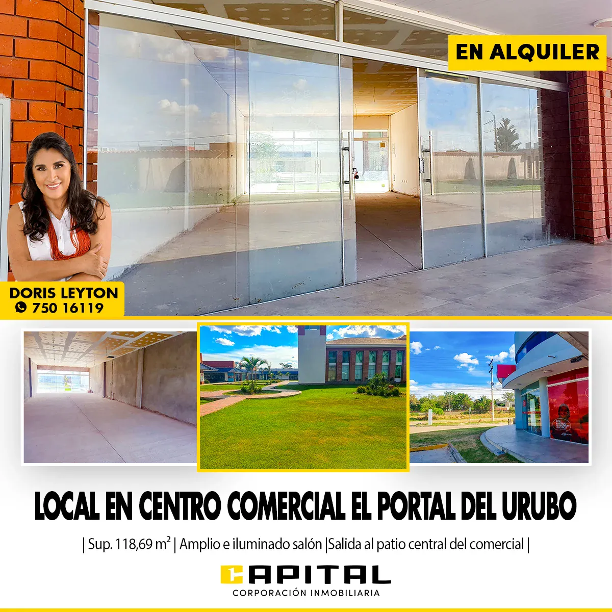 Foto 1 de Local comercial en alquiler o venta en el Urubo