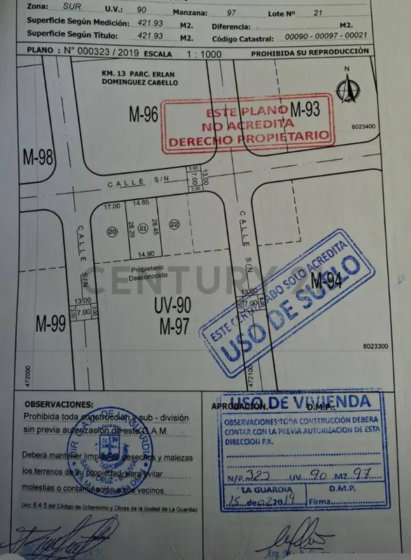Foto 7 de Terreno en Venta La Guardia Carretra a Camiri Km1.5