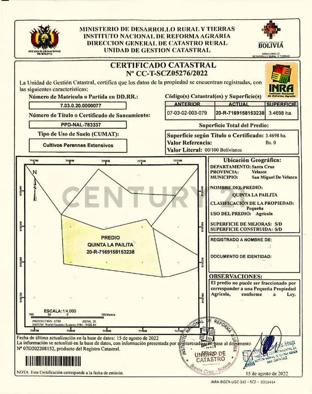 Foto 10 de Quinta en Venta – en San Miguel de Velasco