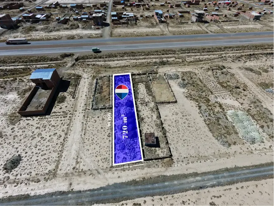 Foto 3 de Lote de Terreno en Venta Sobre Avenida Bolivia (carretera Oruro -La Paz) Zona Norte, Oruro