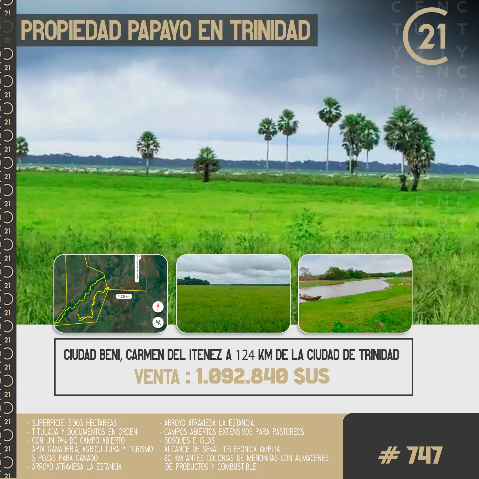 Foto 1 de Inmueble # 747 Propiedad Papayo en Trinidad