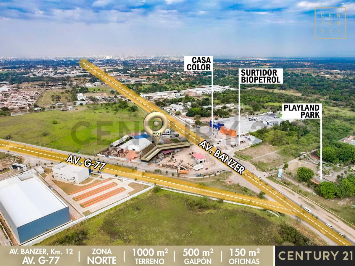 Foto 1 de Galpón Industrial + Oficinas en Venta A ESTRENAR sobre Av. Banzer Km 11