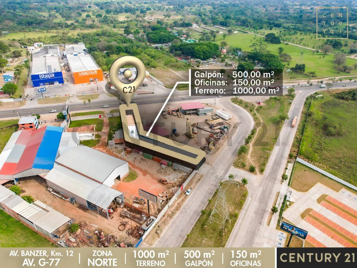 Foto 3 de Galpón Industrial + Oficinas en Venta A ESTRENAR sobre Av. Banzer Km 11