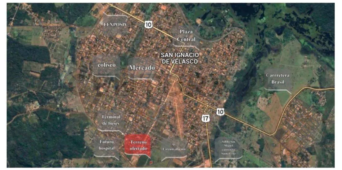 Foto 4 de Terreno en Venta San Ignacion de Velasco Urbanizacion Tiluchi