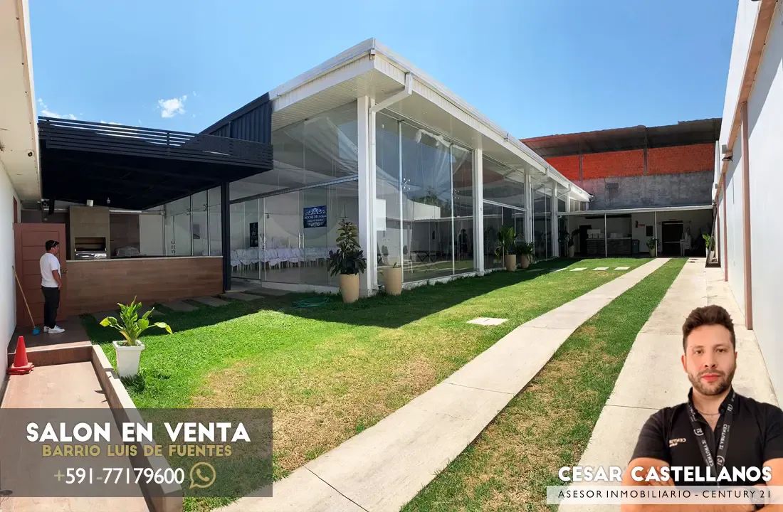 Foto 1 de Salon de Eventos con Equipamiento en Venta en Tarija!