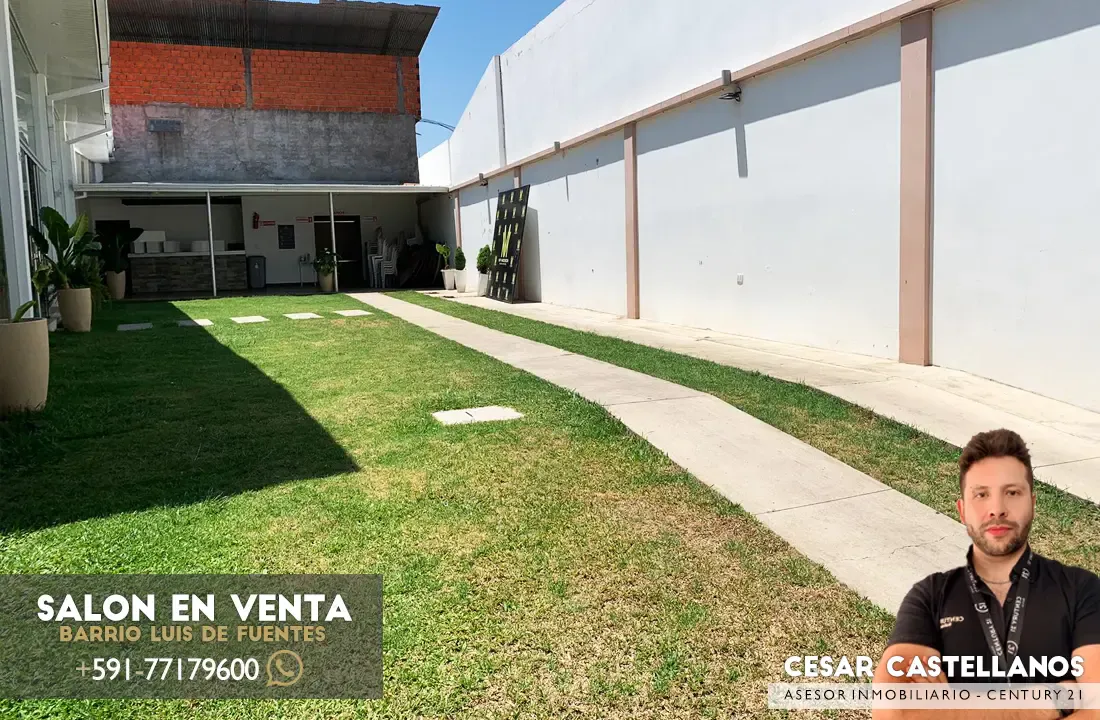Foto 2 de Salon de Eventos con Equipamiento en Venta en Tarija!
