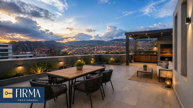Foto 9 de Compra Esta Casa de Lujo a Estrenar en Pre Venta en Alto Irpavi, Peña Azul
