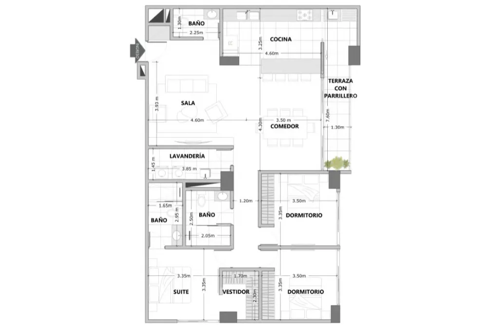 Foto 10 de Hermosos departamentos en pre venta 3 dormitorios Zona Linde