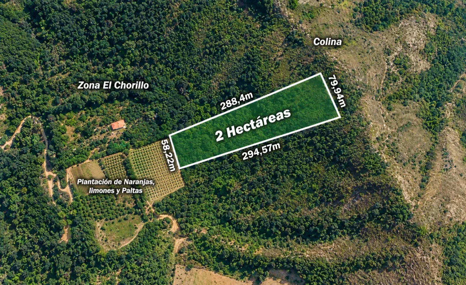 Foto 1 de 2 Hectáreas en Venta en Colina con Vista a Samaipata