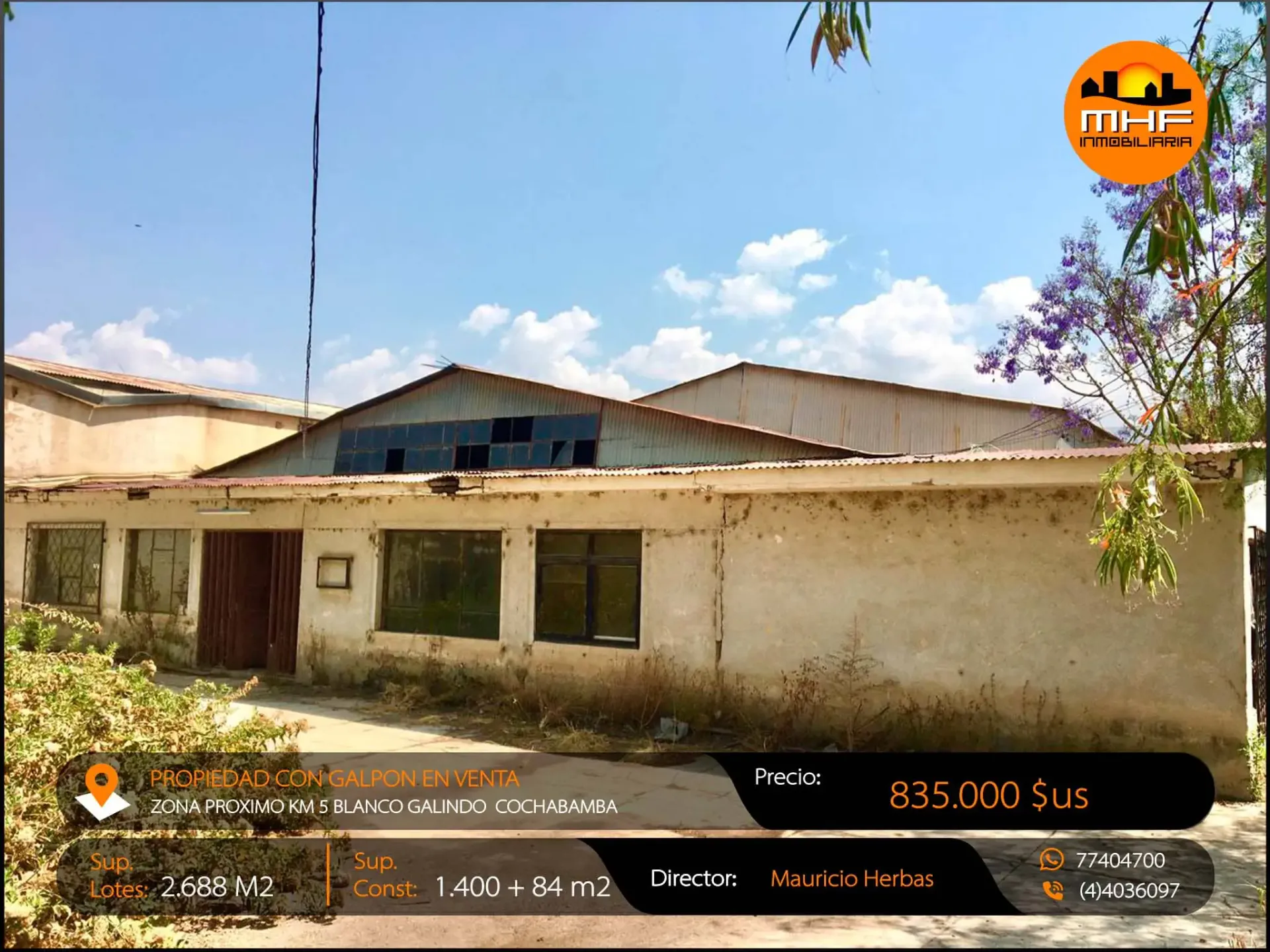 Foto 4 de Gran Propiedad En Venta Como Lote Con Galpón, Oficinas Cerca Blanco Galindo Km5