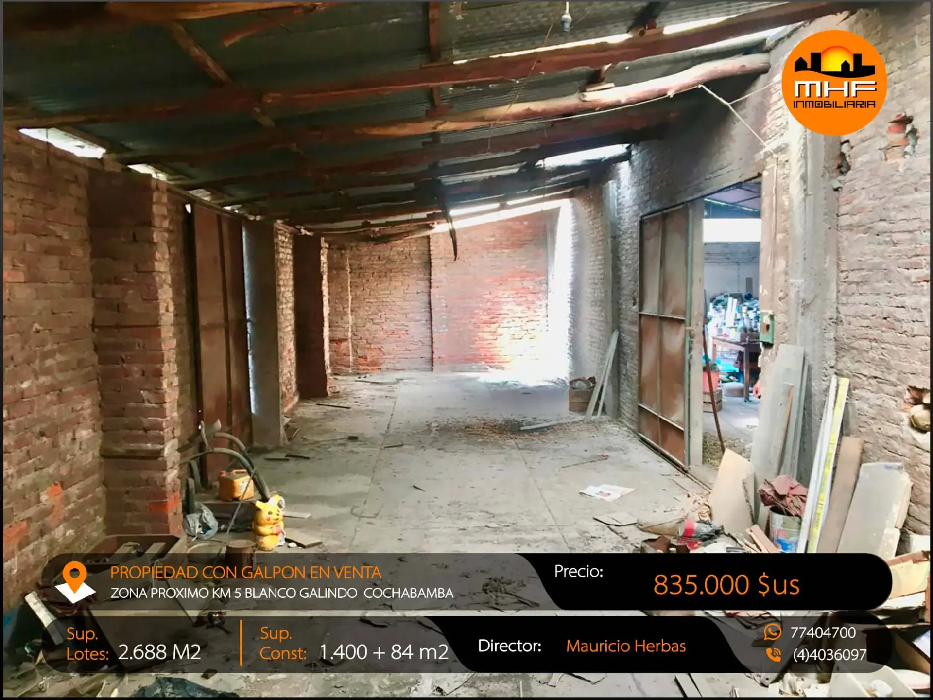Foto 3 de Gran Propiedad En Venta Como Lote Con Galpón, Oficinas Cerca Blanco Galindo Km5
