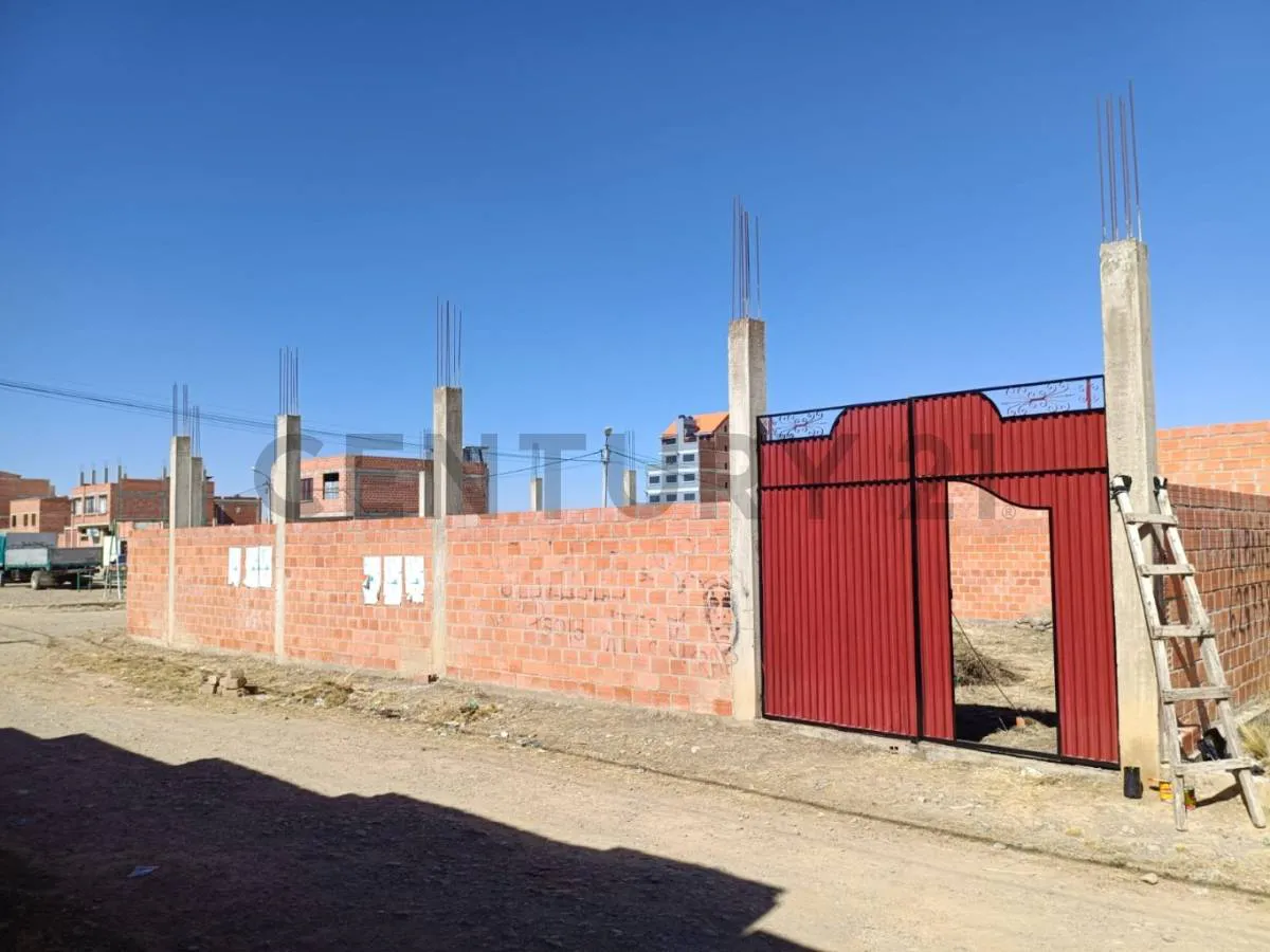 Foto 3 de Terreno en venta en plena esquina, El Alto Kiswaras