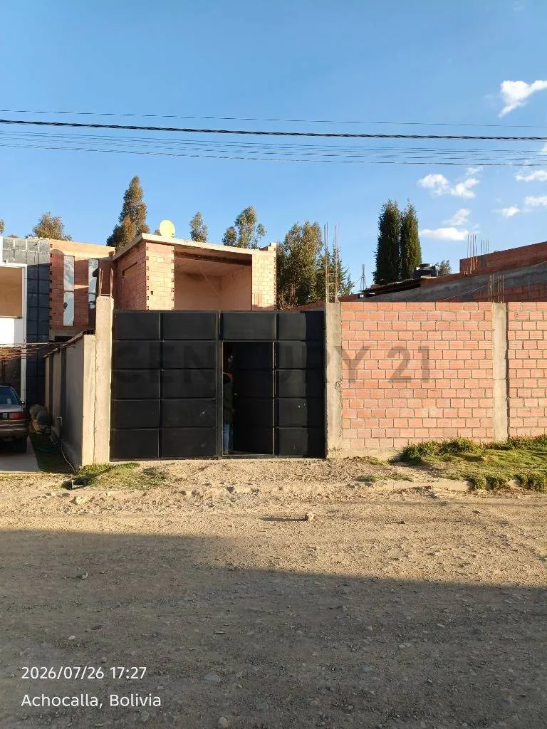 Foto 1 de Casa en venta en Achocalla