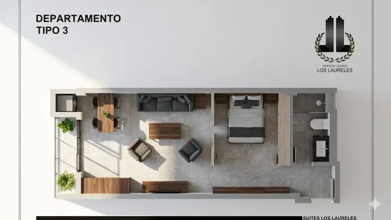Foto 20 de Venta Monoambientes en Edificio Suites Los Laureles
