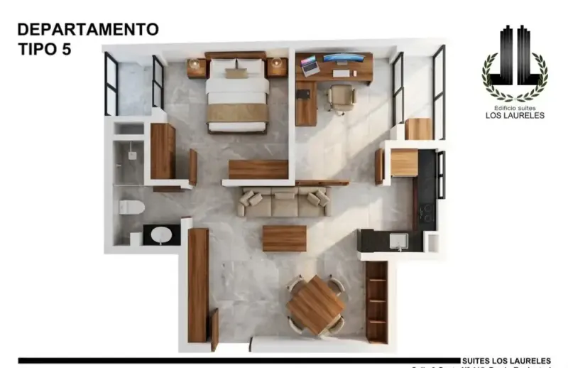Foto 19 de Venta Monoambientes en Edificio Suites Los Laureles