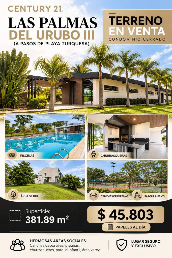 Foto 1 de Terreno en Venta Condominio Las Palmas del Urubo III