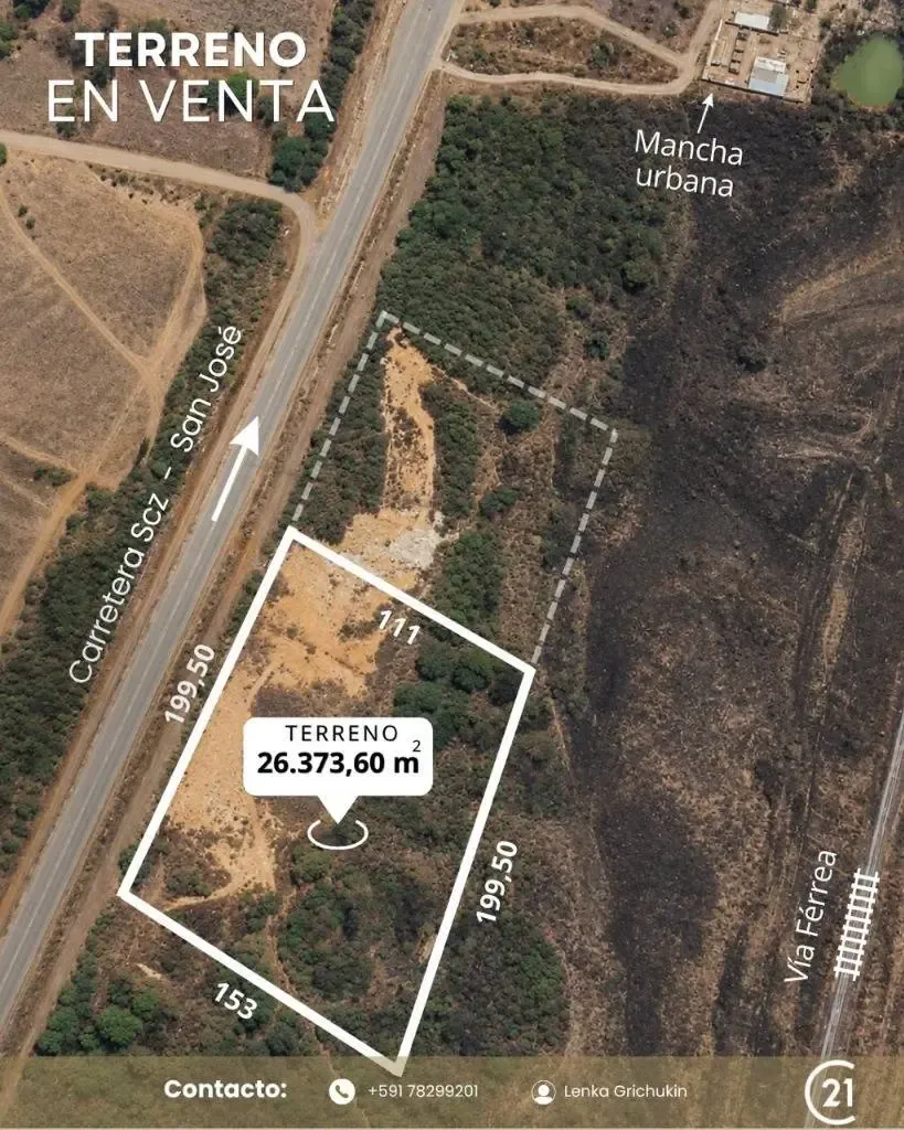 Foto 1 de Terreno para Invertir, San Jose de Chiquitos.