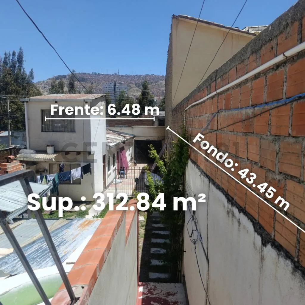 Foto 2 de Terreno en Venta – Av. Los Leones, Centro, Estado Mayor, La Paz.