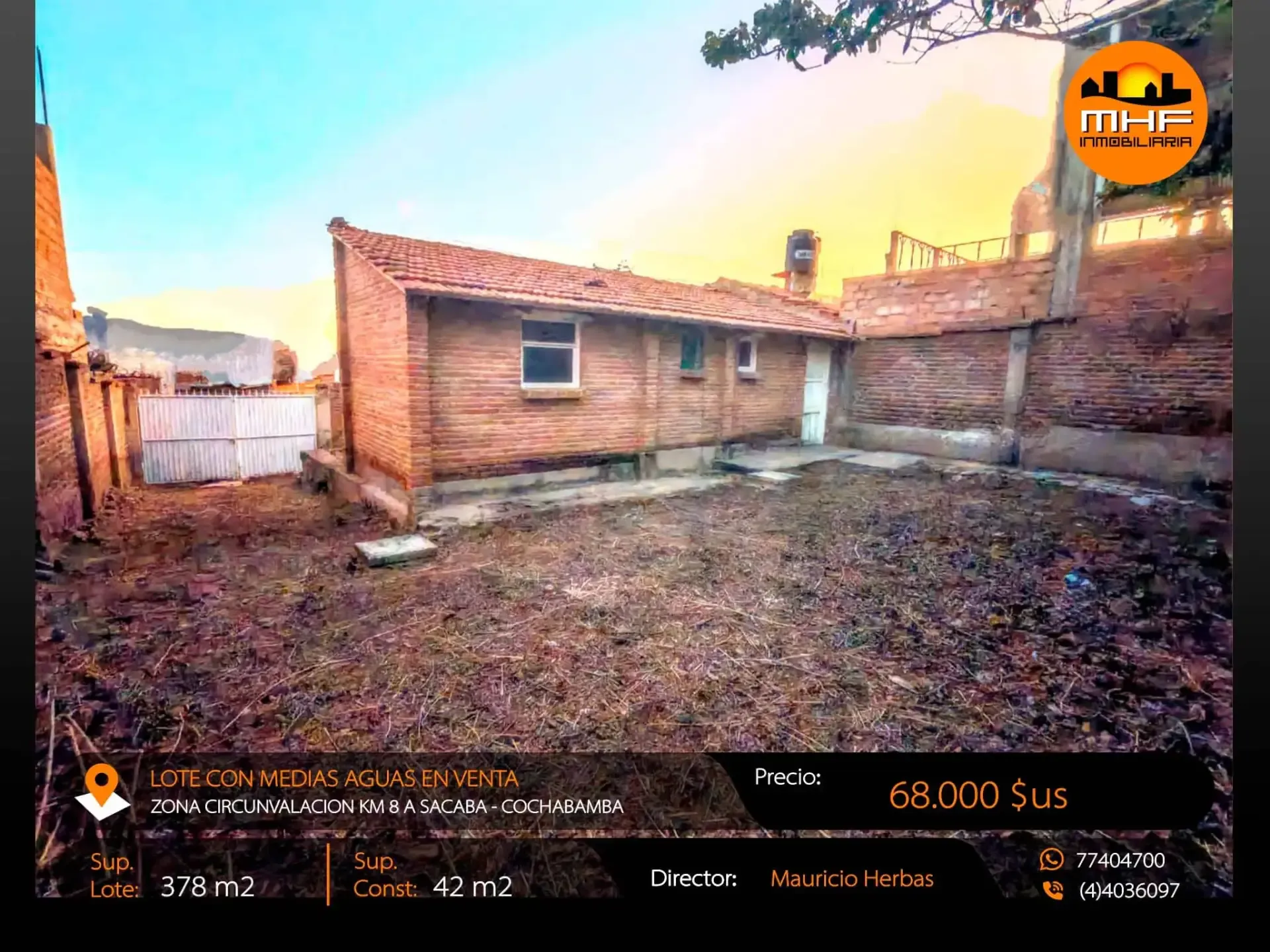Foto 2 de Casita Lote En Venta Tipo Medias Aguas Ubicado En Huayllani Km 8 A Sacaba