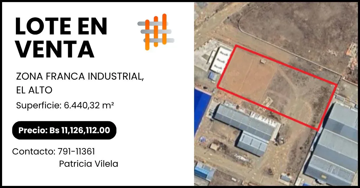 Foto 1 de En Venta Terreno en Zona Franca