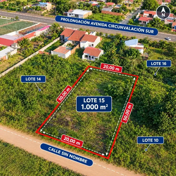 Foto 1 de Terreno en Venta – Urbanización San Francisco (Montero)