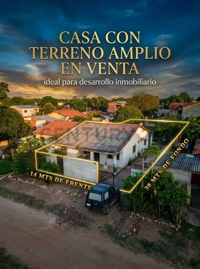 Foto 5 de Casa con Amplio y Hermoso Terreno en Venta para Desarrollo Inmobiliario