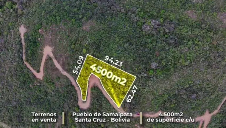 Foto 6 de Terreno en Venta – Samaipata | 4.500 M² | Crédito Directo