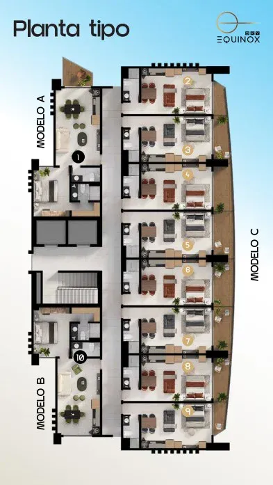 Foto 5 de Departamento de 2D en Pre Venta Sky Equinox