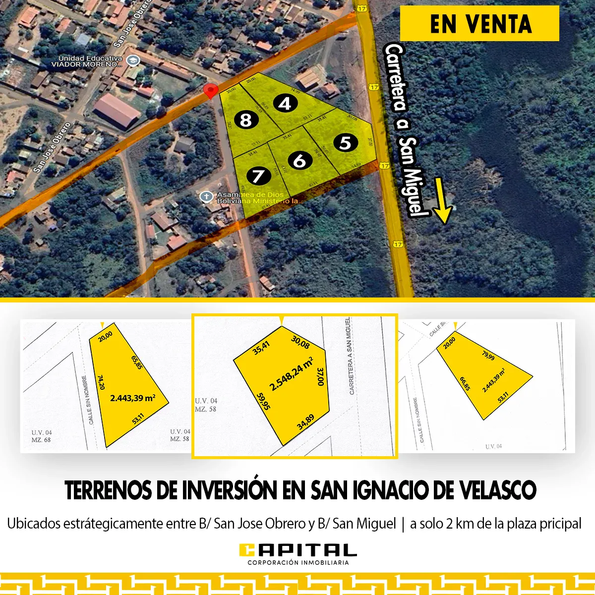 Foto 2 de Terrenos en Venta Zona Sur San Ignacio de Velasco