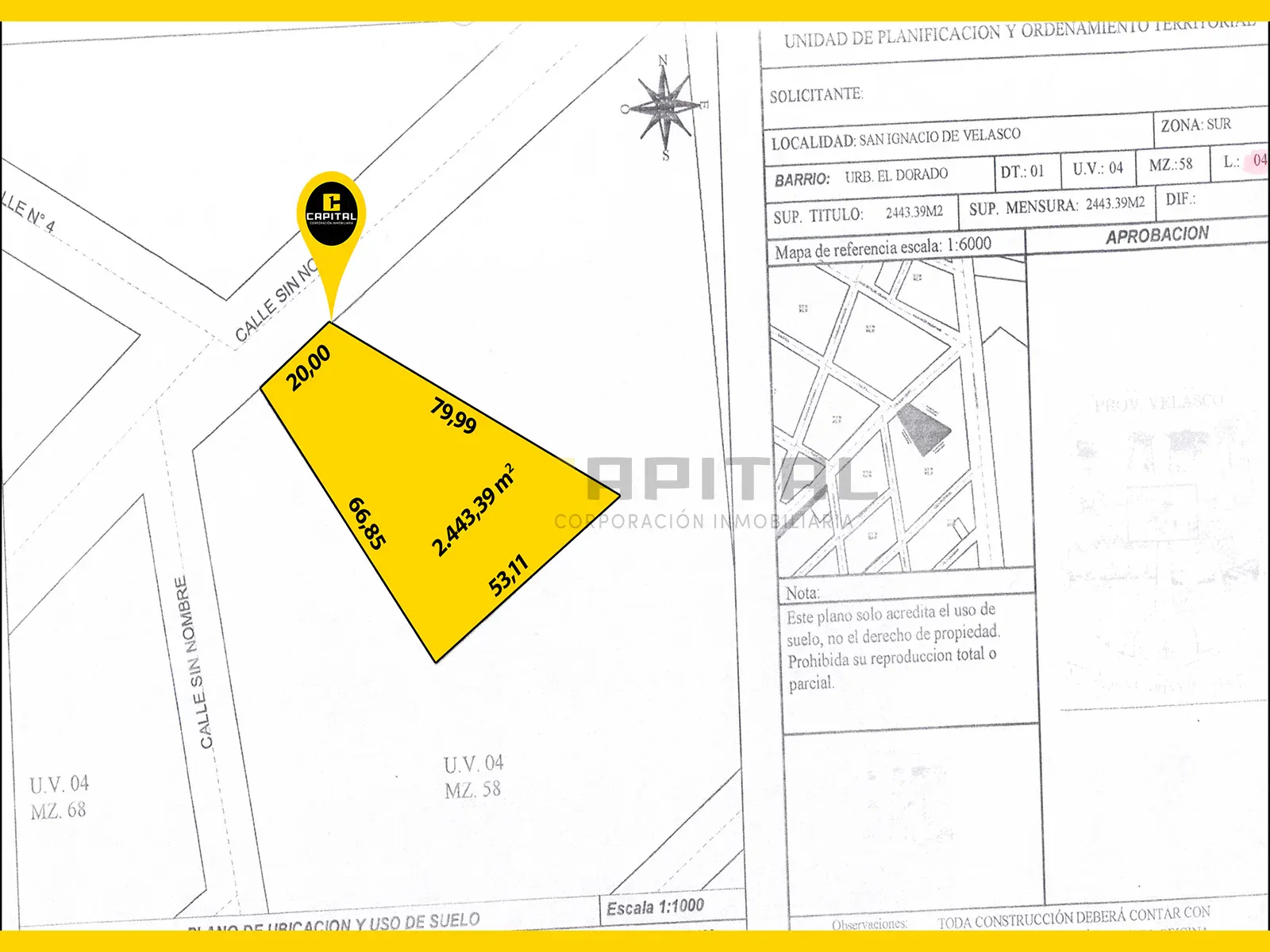Foto 3 de Terrenos en Venta Zona Sur San Ignacio de Velasco