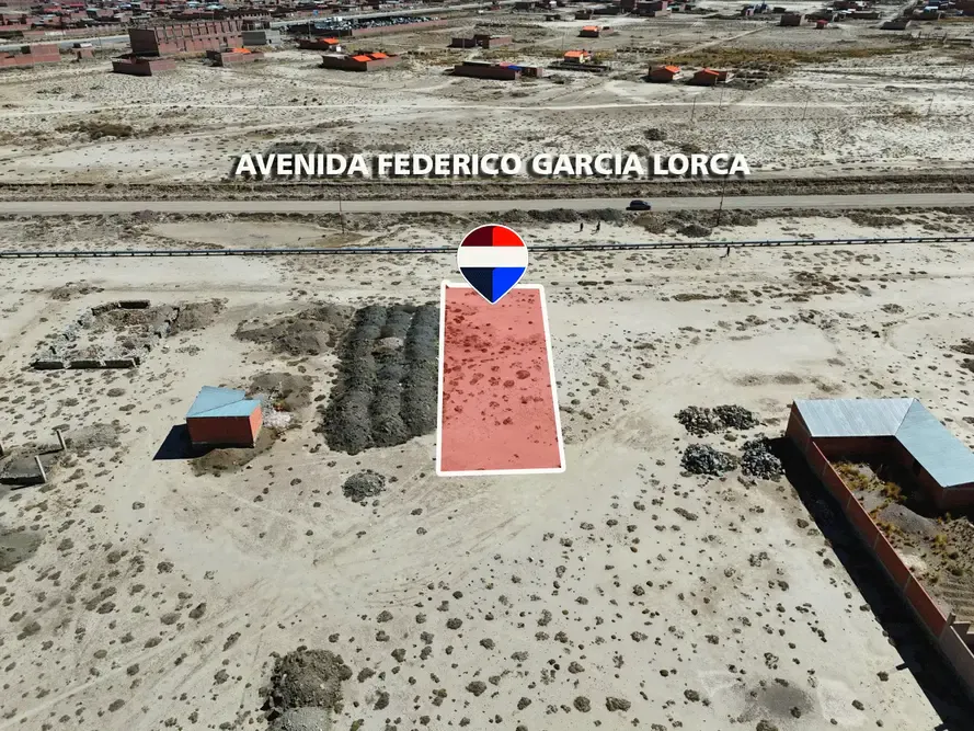 Foto 2 de Terreno en venta de 420 m² en Urb. El Carmen Challapampita, Oruro