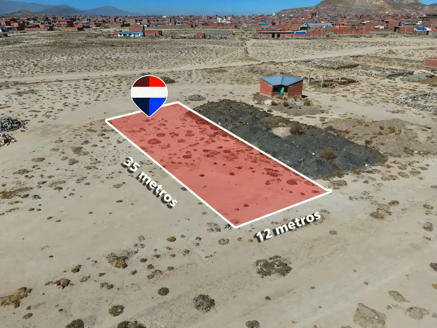 Foto 5 de Terreno en venta de 420 m² en Urb. El Carmen Challapampita, Oruro