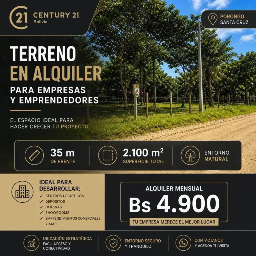 Foto 1 de Terreno en Alquiler