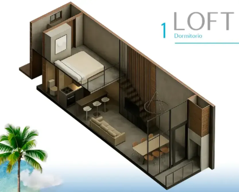 Foto 5 de Departamento 1 Dormitorio Tipo Loft - Mar Adentro Torre V Alta Mar