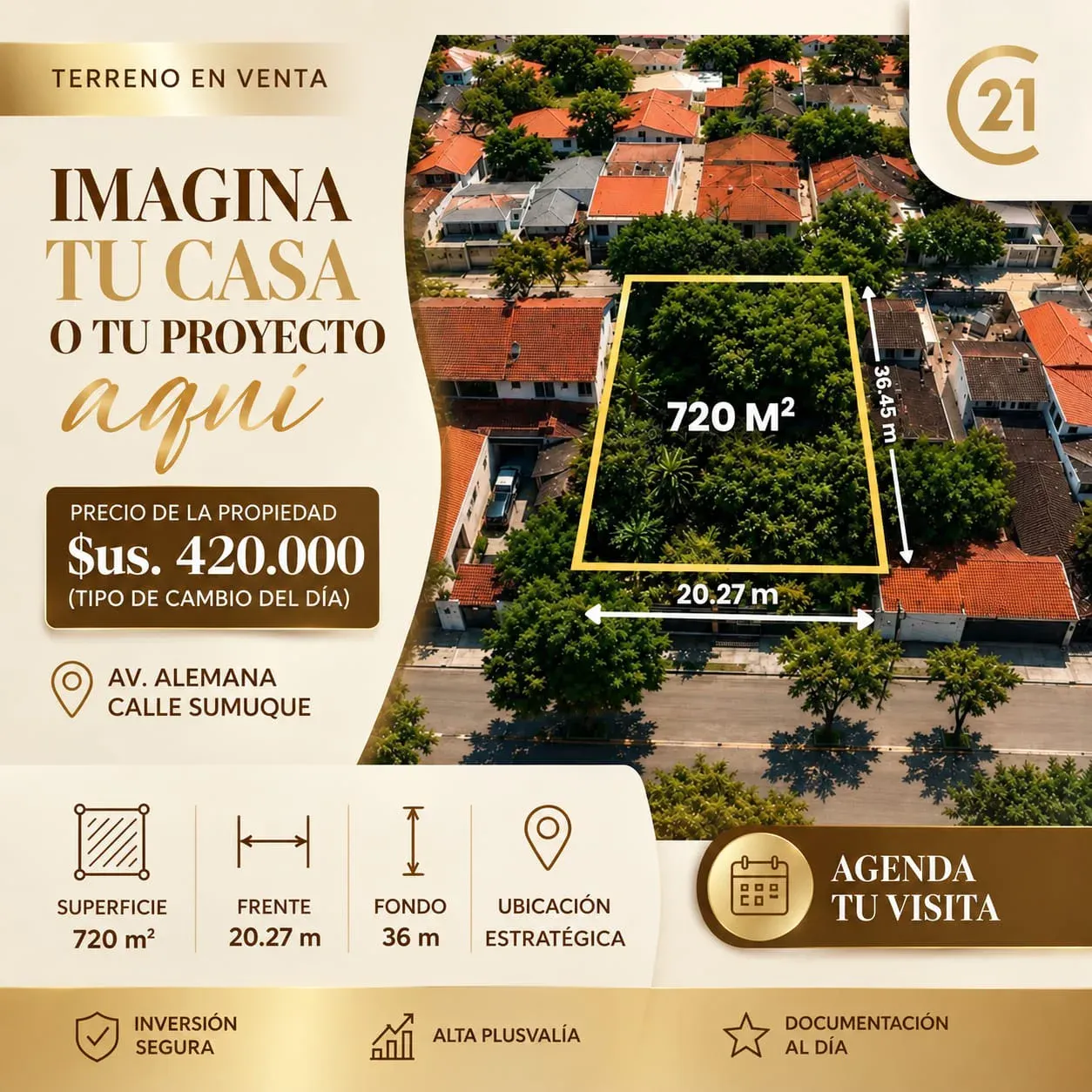 Foto 1 de Terreno en Venta en Zona Norte