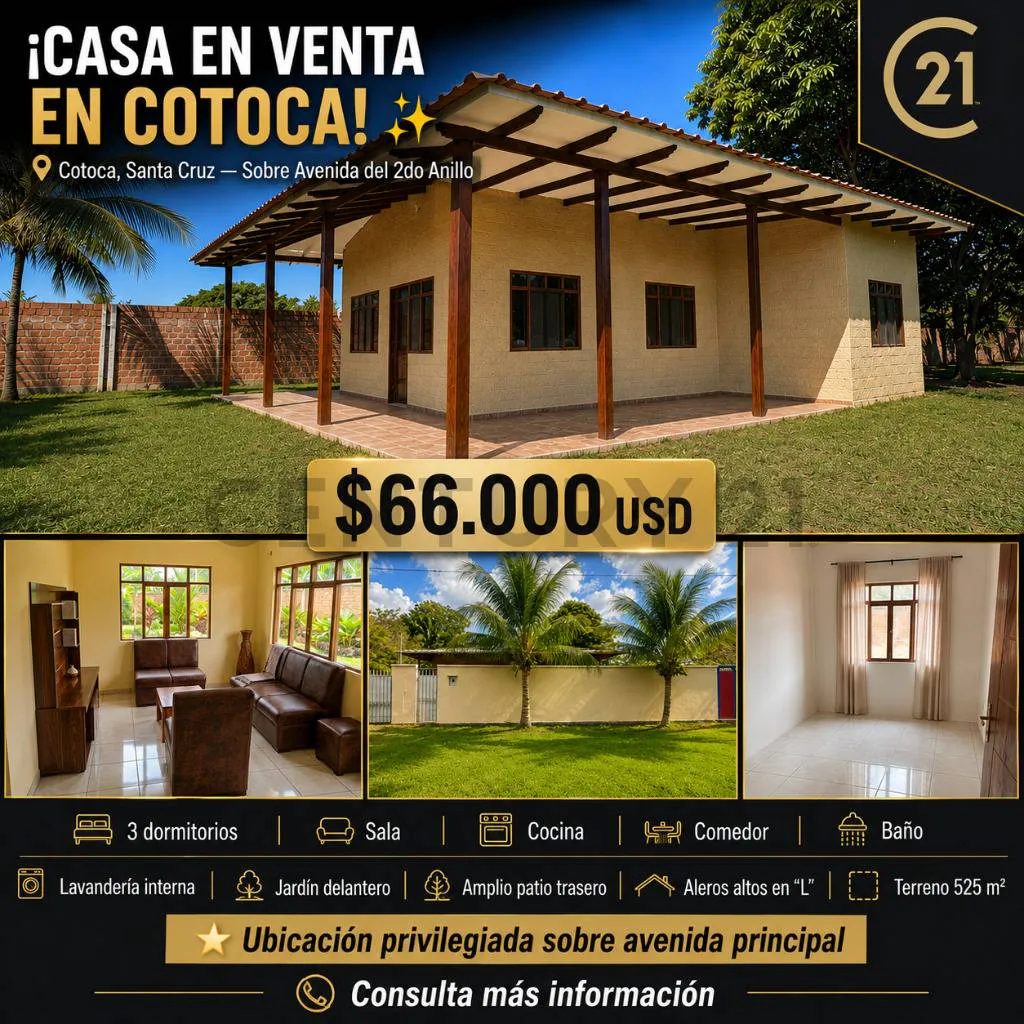 Foto 1 de Casa Quinta Cotoca