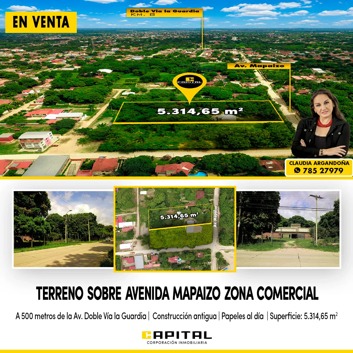 Foto 1 de Vendo Terreno Sobre Avenida Mapaizo