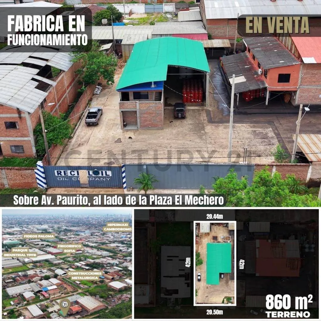 Foto 1 de Fabrica en Venta en Parque Industrial Zona Norte 6to Anillo