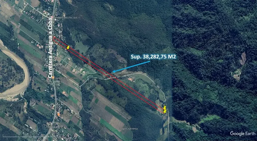 Foto 10 de Terreno en venta de 38.282,75 m² en Tiquipaya, El Torno, sobre carretera