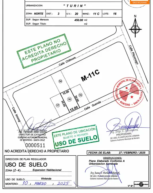 Foto 4 de Terreno en VENTA en Montero