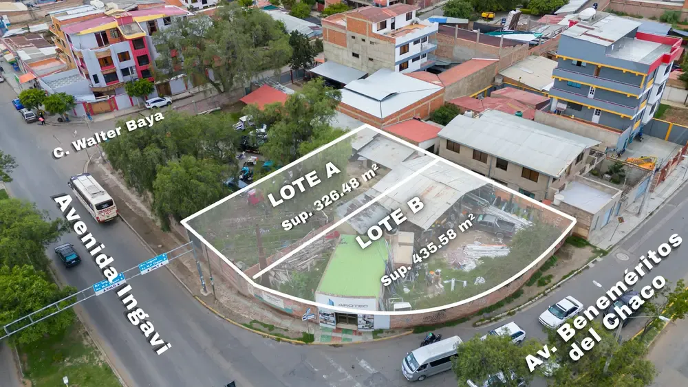 Foto 12 de Ultimo Terrenos en Venta en Esquina Sobre Av. Ingavi – Inversión Estratégica